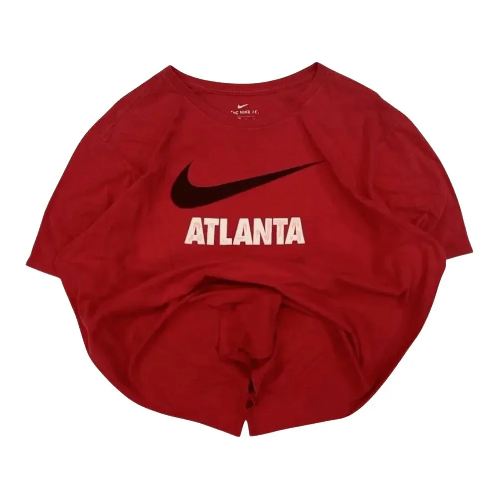 Nike Atlanta Short Sleeve T Shirt Red XL